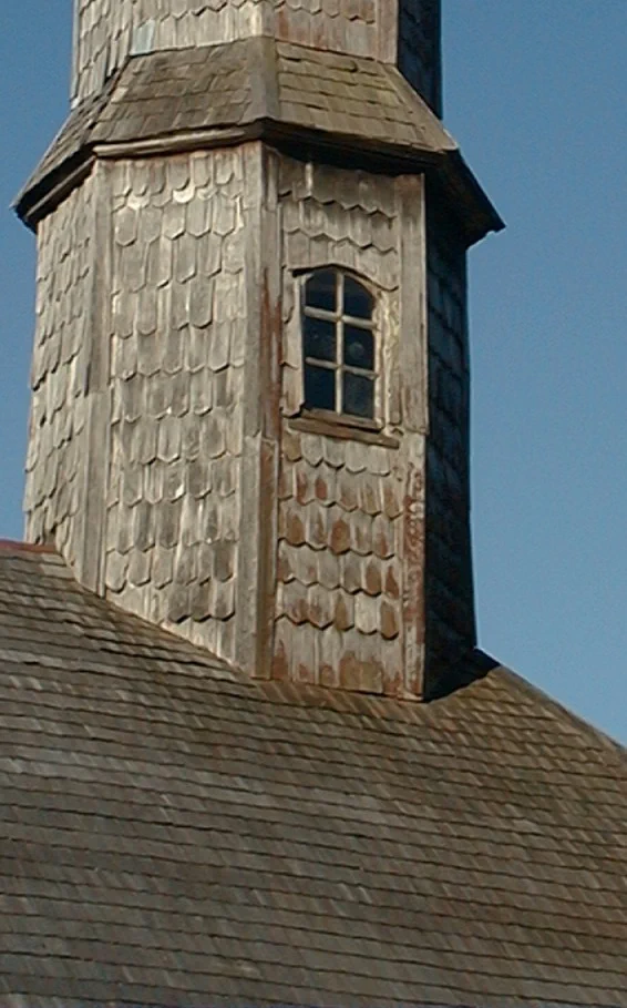 Torre de la Iglesia de Colo antes de la restauración